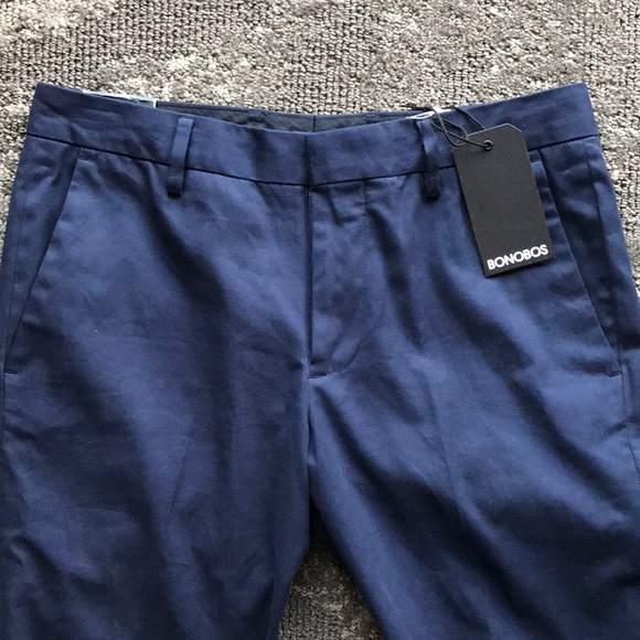 NWT! Bonobos Slim Fit Flat Front Dress Pants! - Picture 2 of 6